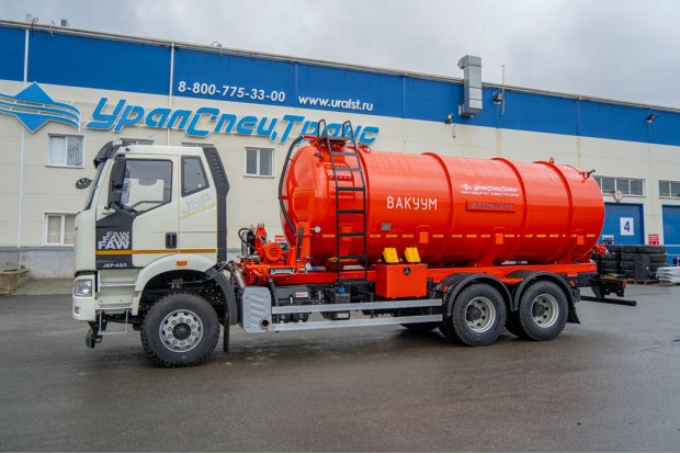 Вакуумная машина МВ-19 КО нерж. 5мм, УСТ 5453 FAW 3250 6Х4, КБ 4800