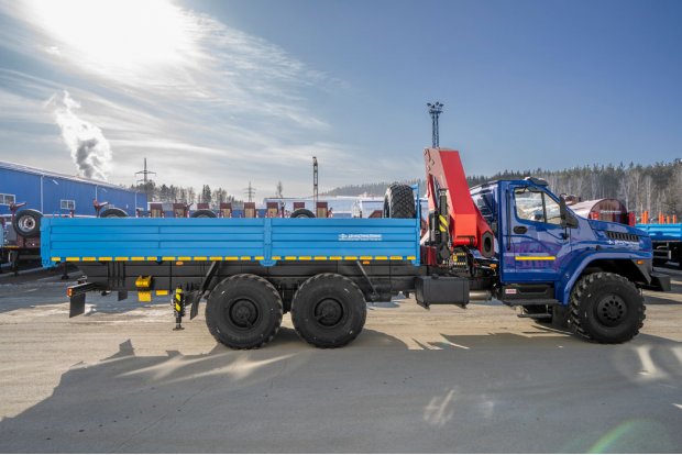 Автомобиль бортовой с КМУ ИМ-320 УСТ 5453 Урал NEXT 4320-72