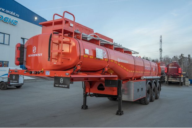 Полуприцеп цистерна для ГСМ (бензовозы) рамная ППЦ 26-32