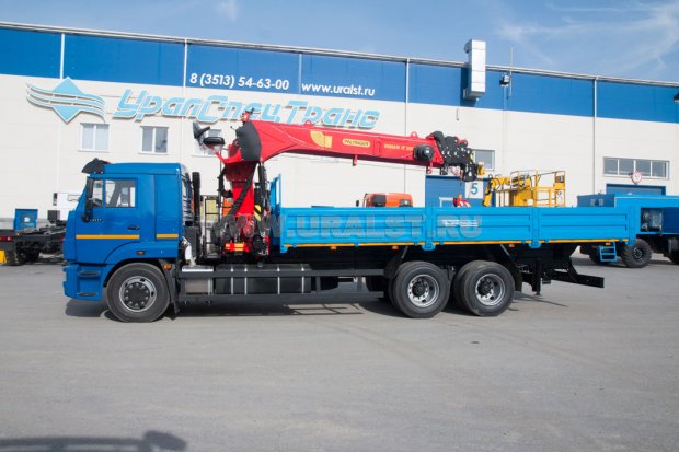  Бортовой с КМУ ИТ-200 (тросовый, люлька) УСТ 5453 Камаз 65117 