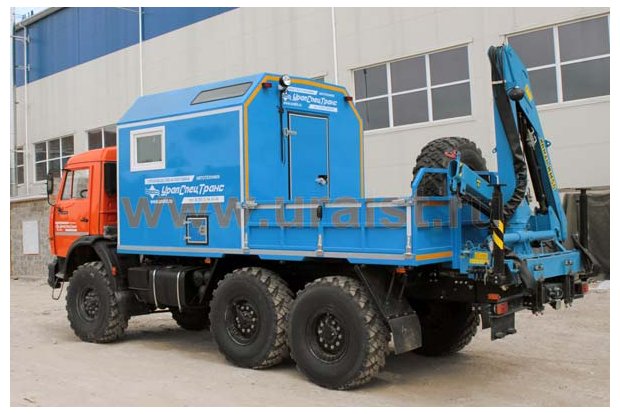 АРОК с КМУ ИМ-55 УСТ Камаз 5350-66(D5)