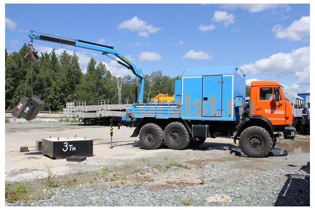 АРОК с КМУ ИМ-55 (люлька) УСТ Камаз 5350-66(D5)