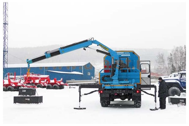 АРОК с КМУ ИМ-77 УСТ Камаз 5350-66(D5)
