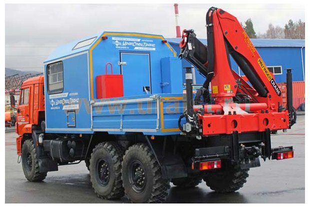 АРОК с КМУ РК-15500А УСТ 5453 Камаз 43118-RR