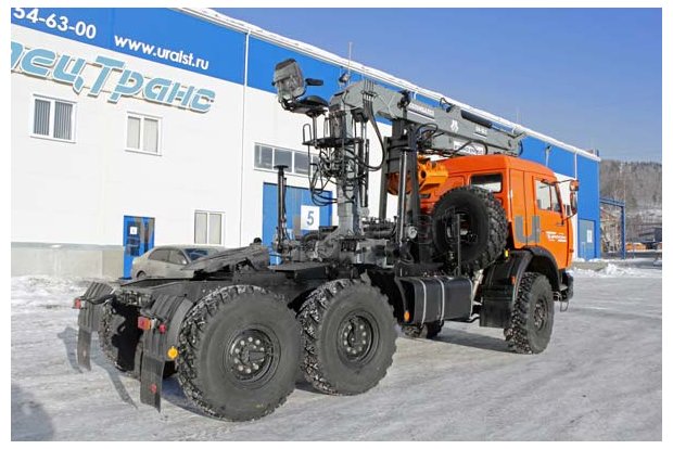 Седельный тягач с КМУ СФ-85С УСТ 5453 Камаз 53504 (44108)