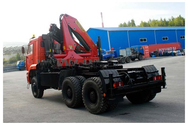 Седельный тягач с КМУ PK-23500В УСТ 5453 Камаз 65225