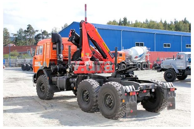 Седельный тягач с КМУ PK-15500А УСТ 5453 Камаз 53504-46 (44108)