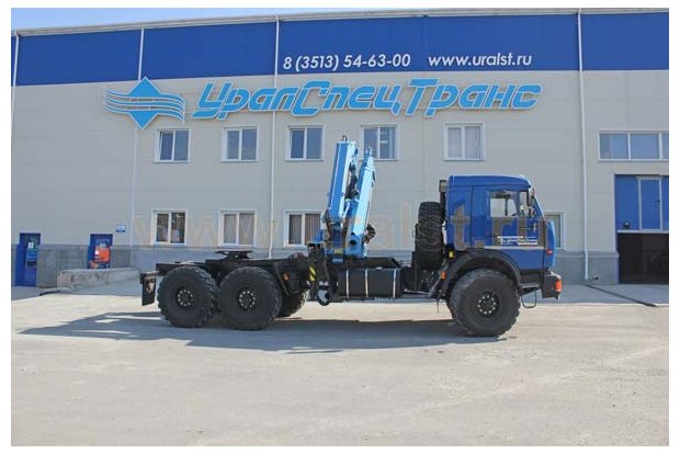 Седельный тягач с КМУ ИМ-240-4 УСТ 5453 Камаз 43118-50