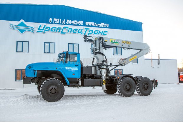 Седельный тягач с КМУ ИФ-300С УСТ 5453 Урал 4320-1951-60