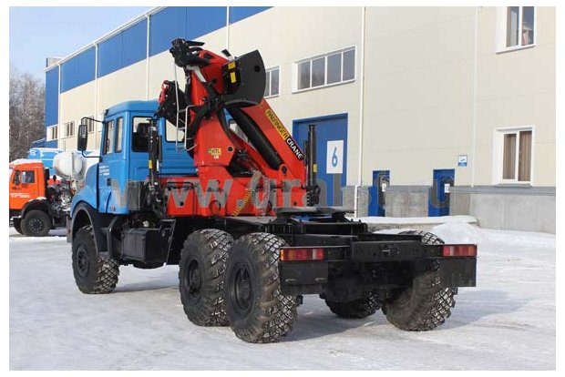 Седельный тягач с КМУ PK-23500А УСТ 5453 Урал 4320-58
