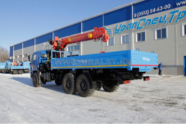 Бортовой с КМУ ИТ-150 (тросовый) УСТ 5453 Камаз 43118
