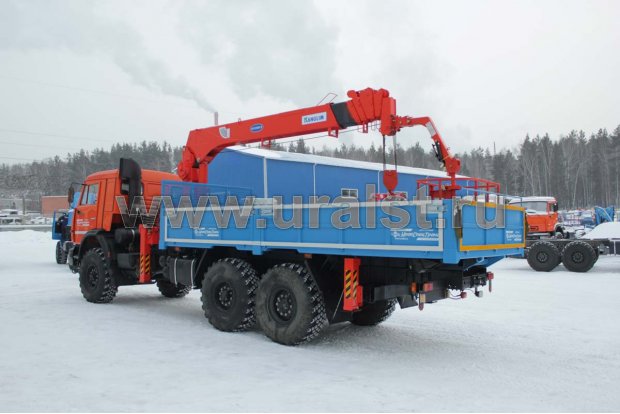 Бортовой с КМУ KS-1256G-II УСТ 5453 Камаз 43118