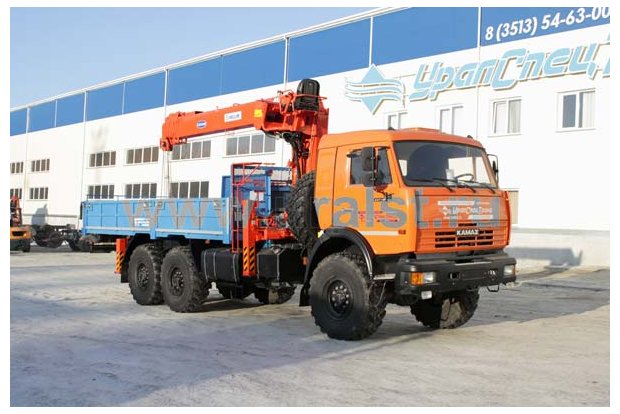 Бортовой с КМУ KS-2056 (тросовый) УСТ 54531 Камаз 43118-1098-10