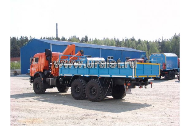 Бортовой с КМУ-90.01 УСТ 54531 Камаз 43118-50