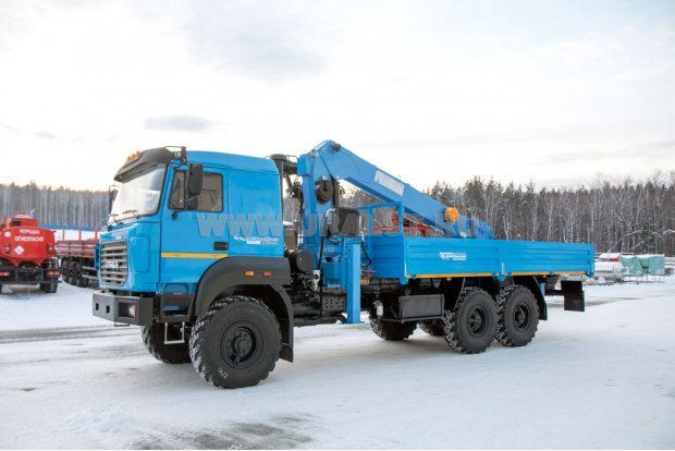 Бортовой с КМУ DongYang SS2036 (тросовый) УСТ 5453 4320-82Е5, сп.м