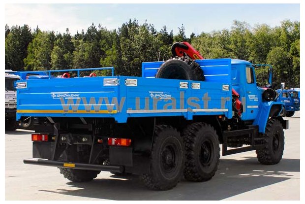 Автомобиль бортовой Урал с краном-манипулятором Palfinger PK-4501