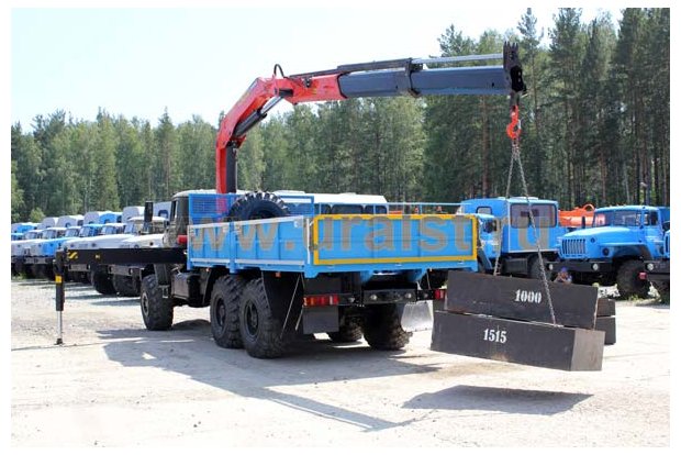 Бортовой с КМУ PK-23500А УСТ 5453 Урал 4320-1951-60