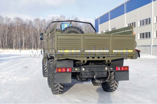 Бортовой с КМУ ИМ-55 Урал 4320