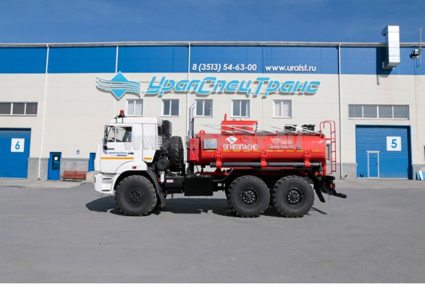 Автотопливозаправщик АТЗ-8 УСТ 5453 Камаз 5350-66(D5) доработка под ДОПОГ