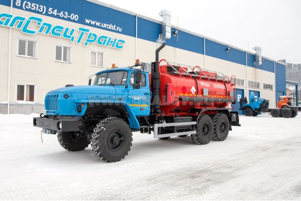Автотопливозаправщик АТЗ-11-2 УСТ 5453 Урал 4320-1951-72 доработка под ДОПОГ