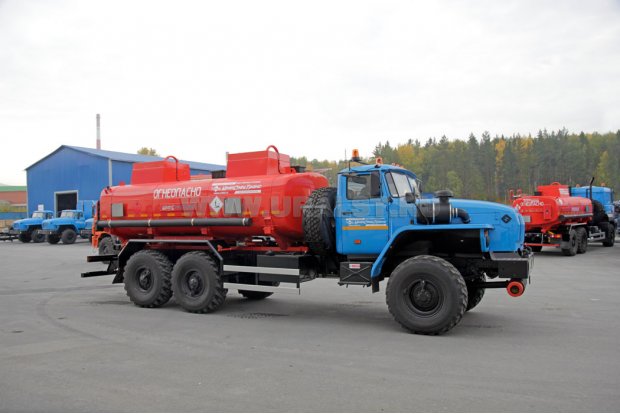 Автотопливозаправщик АТЗ-12-2 УСТ 5453 Урал 4320-1951-72 доработка под ДОПОГ