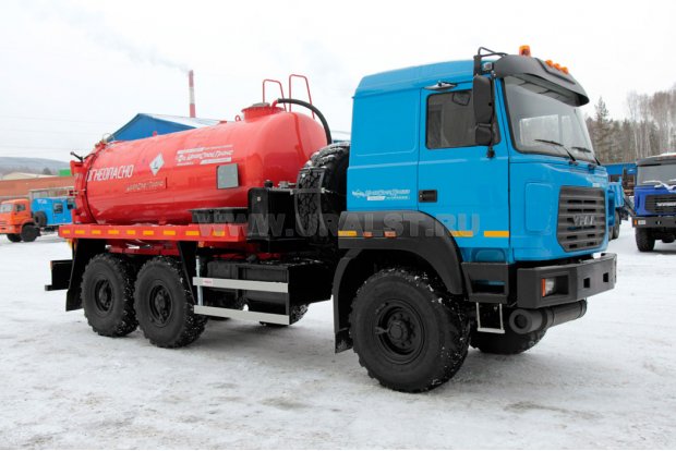 Автоцистерна АКН-10-ОД ВК УСТ-5453 на шасси Урал 5557-80М