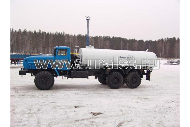 АЦПТ-9,5 с насосом, обогрев, Урал 4320