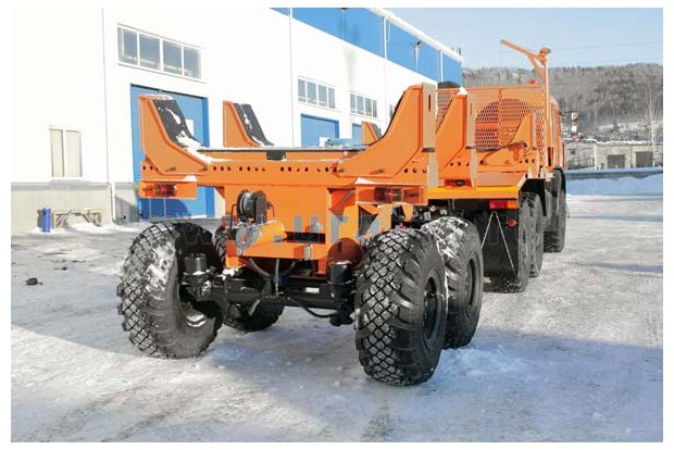 Трубоплетевозный автопоезд