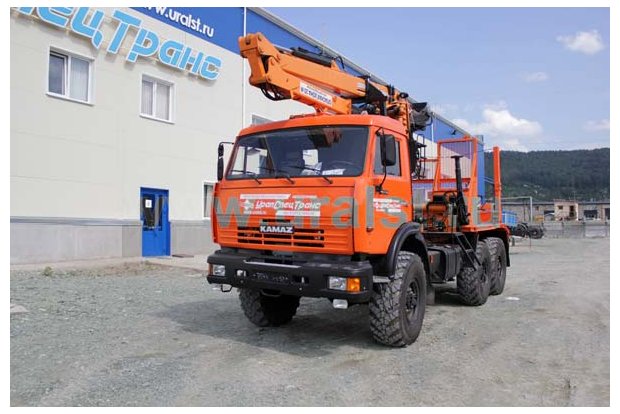 Лесовоз с ГМ СФ-65С Камаз 43118-50