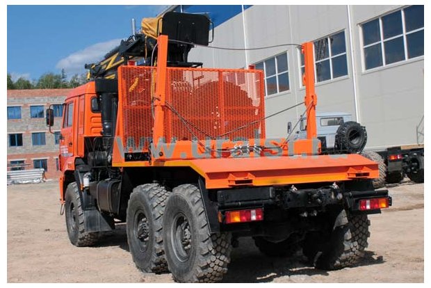 Лесовоз с ГМ ОМТЛ-97 Камаз 43118