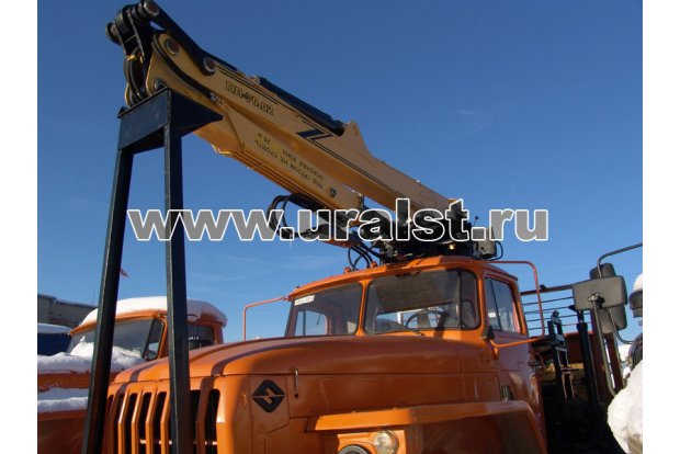 Лесовоз с ГМ ПЛ 70-02 Урал 55571