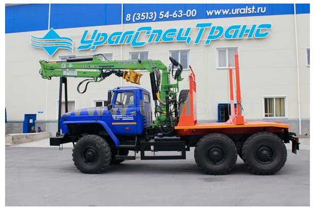 Лесовоз с ГМ Атлант 90 Урал 5557-72М