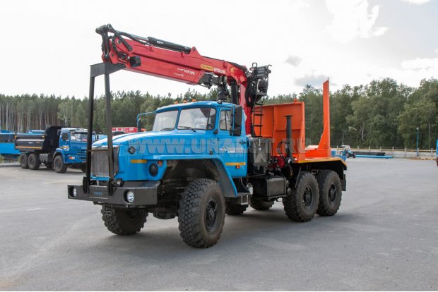 ЛЕСОВОЗ С ГМ EPSILON М130L97 УСТ 5453 УРАЛ 5557Е5