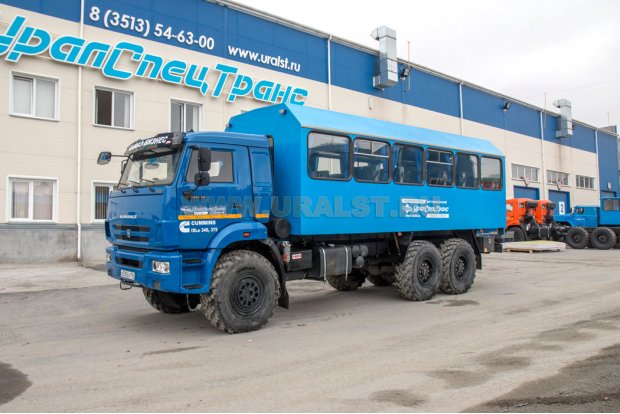 Автобус вахтовый 28+2 комфорт УСТ 54535 Камаз 43118(CUMMINS)