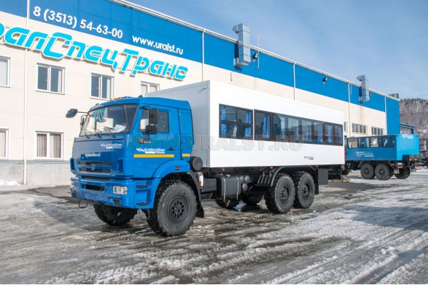 Автобус вахтовый 32 УСТ 5453 Камаз 43118-50 сэндвич