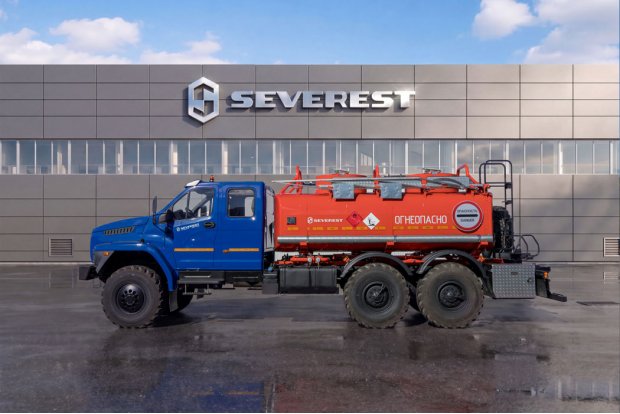 Автотопливозаправщик АТЗ (насос, счетчик, пистолет) АТЗ-10-2Б Урал NEXT 4320-74 сдвоен.кабина ДОПОГ