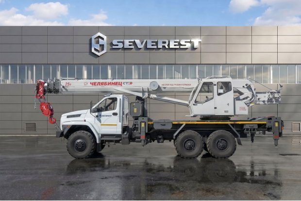 Автокран КС 55732-25-28 "Челябинец" Урал NEXT 4320-72Е5