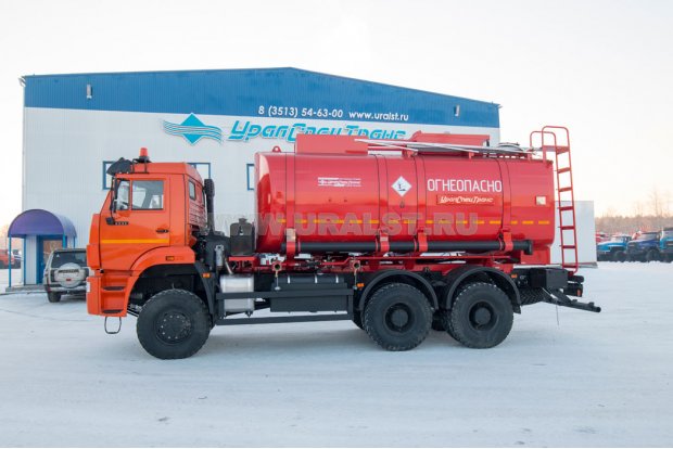 Автотопливозаправщик АТЗ-20 УСТ 54533Z Камаз 6522-53 доработка под ДОПОГ