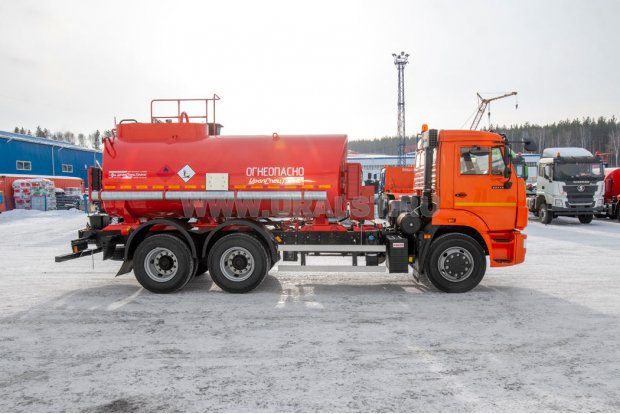 Автотопливозаправщик АТЗ-11Б УСТ 5453 Камаз 65115-48 доработка под ДОПОГ