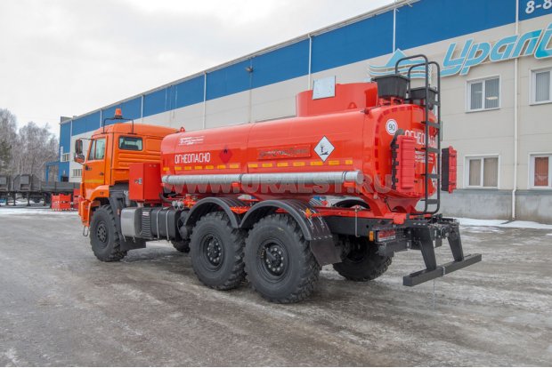Автотопливозаправщик АТЗ-11Б УСТ 5453 Камаз 43118-50 доработка под ДОПОГ, УВЭОС