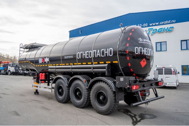 Полуприцеп цистерна для нефти (нефтевозы) ППЦН 30КТ-32Л УСТ 9465 термос ССУ 1550