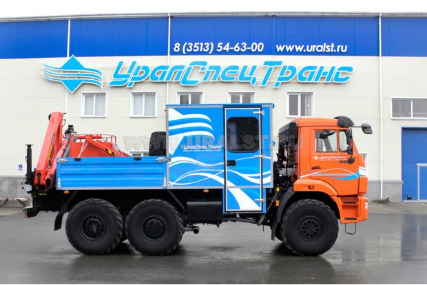 ГПА Камаз с манипулятором Palfinger PK-8500A