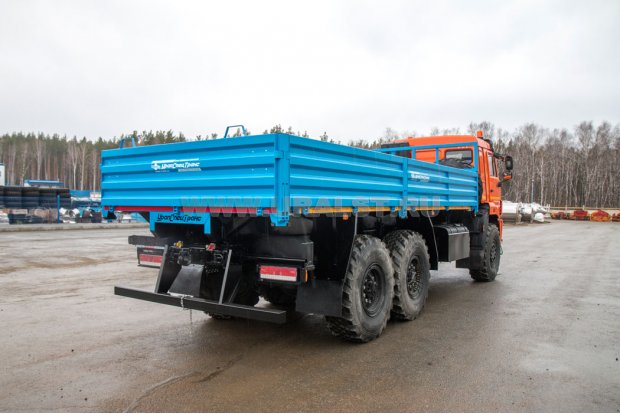 Бортовой контейнеровоз УСТ 54531J Камаз 43118-76(RR) (Cummins)