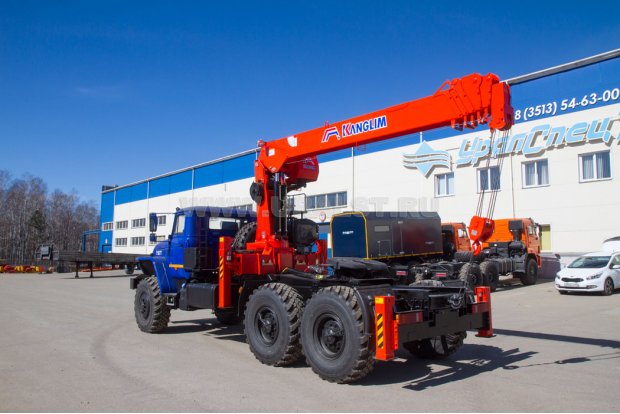 Седельный тягач с КМУ KS-2056 УСТ 5453 Урал 4320-1951-72