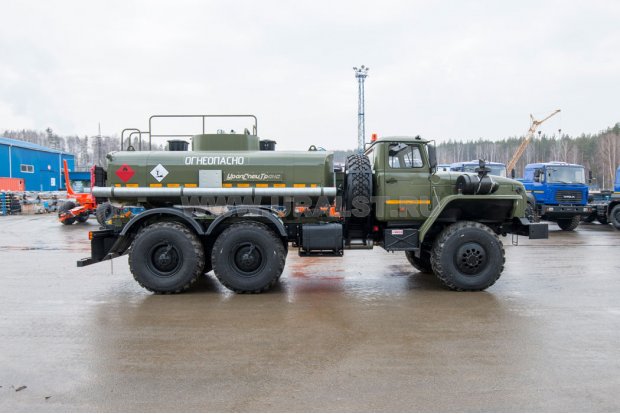 Автотопливозаправщик АТЗ-7,5Б УСТ 5453 Урал 5557-1151-60 доработка под ДОПОГ 