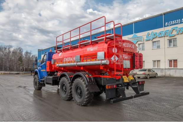 Автотопливозаправщик АТЗ-12-3Б УСТ 5453 Урал NEXT 4320-6951-72 доработка под ДОПОГ