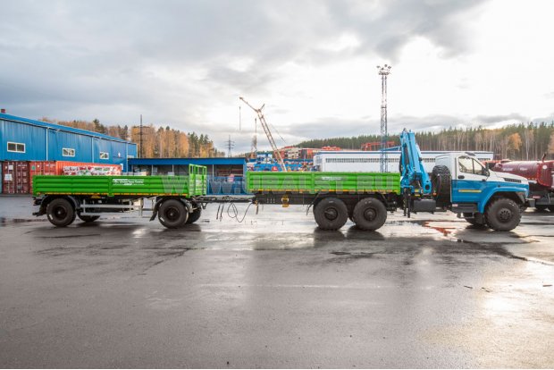 Автомобиль бортовой с КМУ ИМ-240 УСТ 5453 Урал NEXT 4320-72Е5Г38