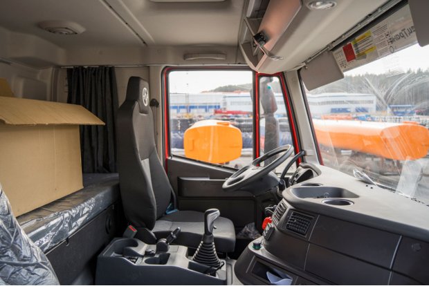 Спальное место в кабине водятеля