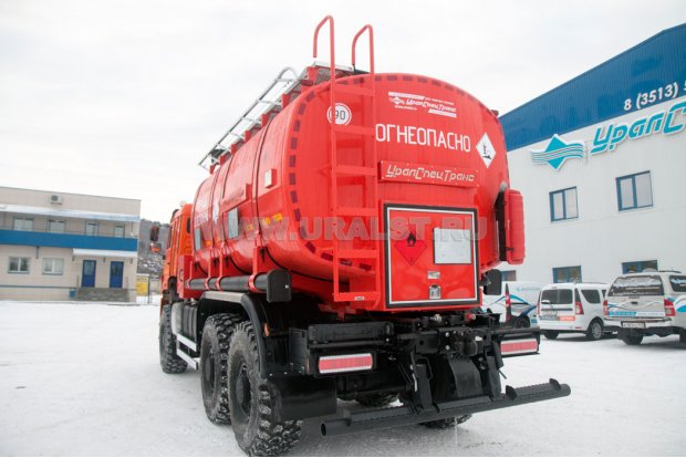Автотопливозаправщик АТЗ-18-2 УСТ 54535К Камаз 65224 доработка под ДОПОГ