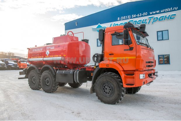 Автотопливозаправщик АТЗ-9Б УСТ 5453 Камаз 43118-50 доработка под ДОПОГ